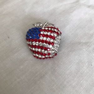 Jewelry - The patriotic apple brooch Jewelry - The patriotic apple brooch